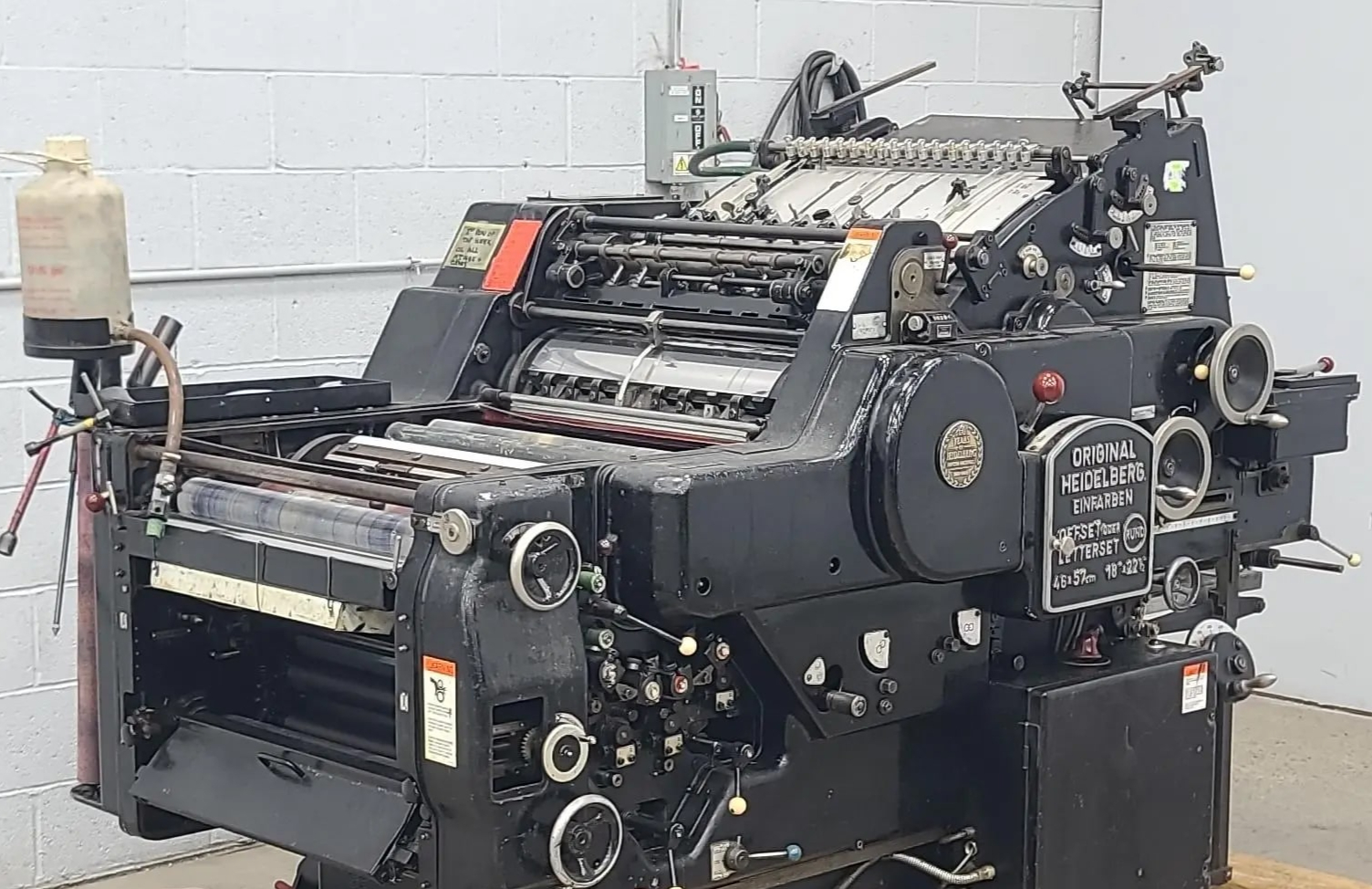 Máquina de impresión de Imprenta Modelo